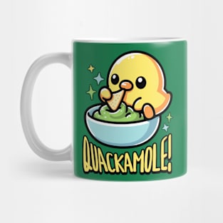 Quackamole! Cute Guacamole Duck Pun Mug